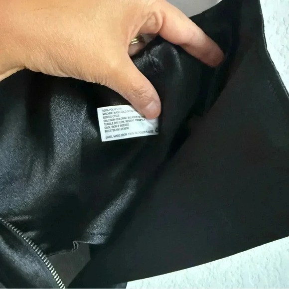 Future Collective Kahlana Barfield Brown Pointed Front Zip Black Bustier Size 0 - Picture 4 of 9